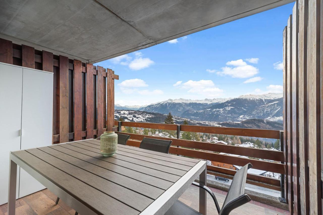 Chaleureux Studio A Anzere, Accessible A Ski, Proche De Tout Esterno foto