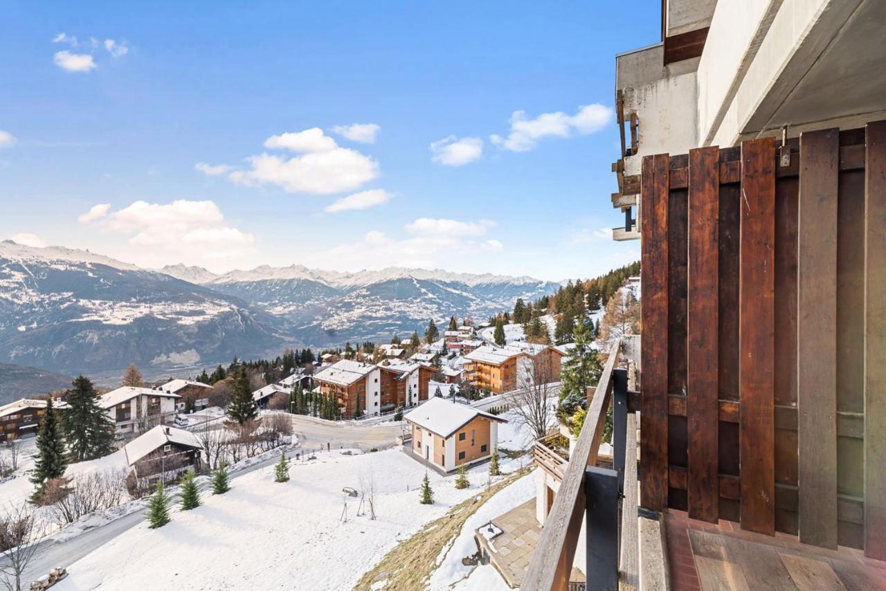 Chaleureux Studio A Anzere, Accessible A Ski, Proche De Tout Esterno foto
