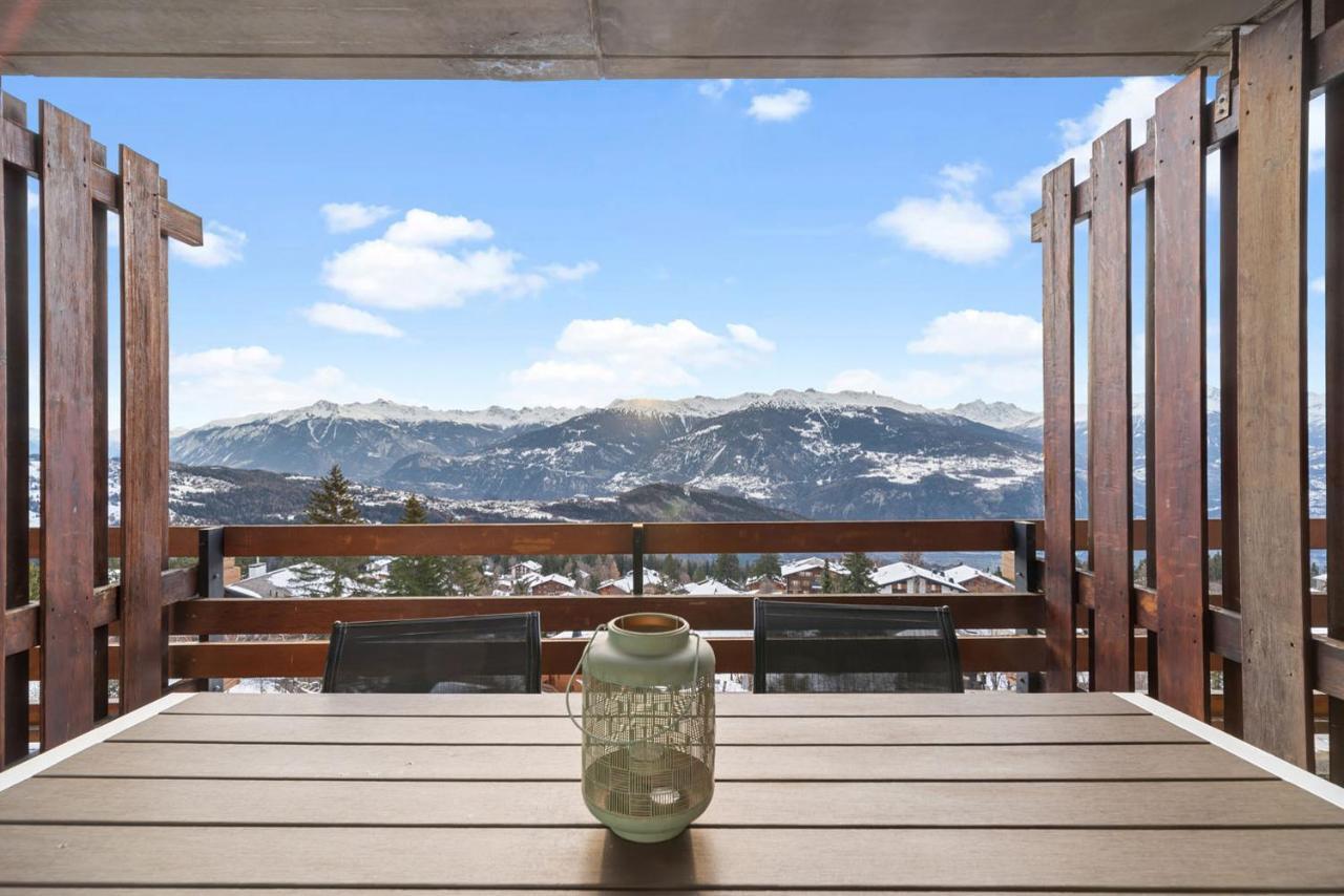 Chaleureux Studio A Anzere, Accessible A Ski, Proche De Tout Esterno foto